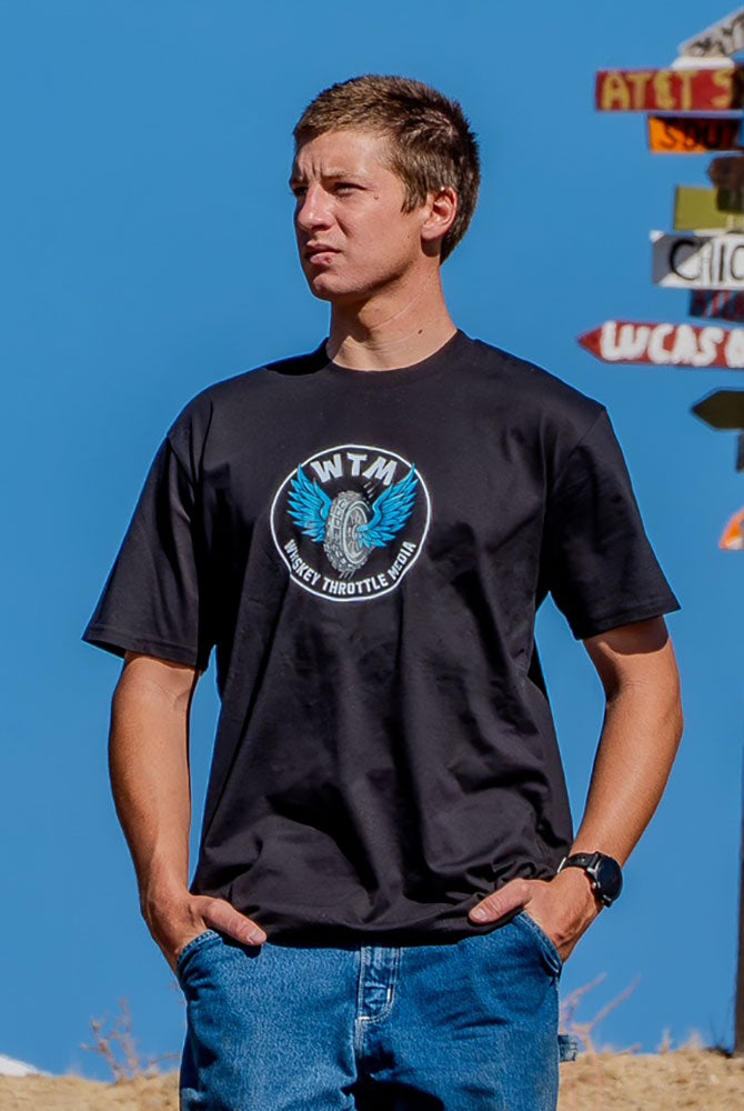 The Whiskey Throttle Flying Wheel Tee