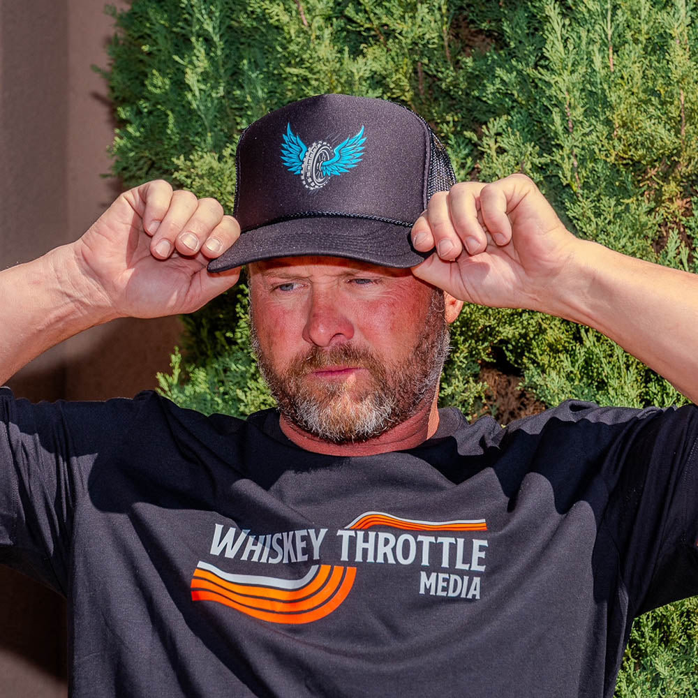 The Whiskey Throttle Flying Wheel Hat